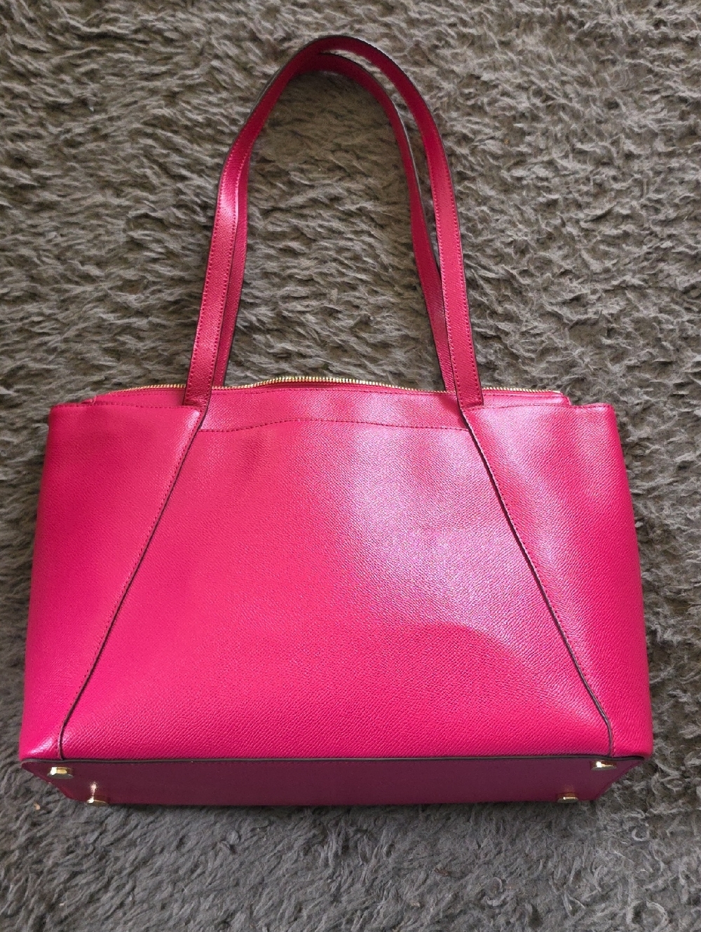 EUC Michael Kors Hot Pink Tote Handbag - Picture 5 of 9